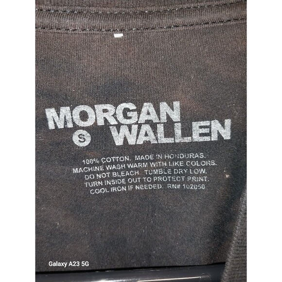 Morgan Wallen T-Shirt Tour Exclusive One Thing At A Time Small Black Brown - Picture 3 of 4